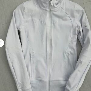 Alo White Zip Up Jacket